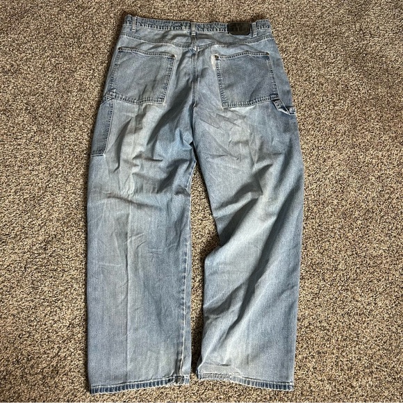 Vintage Levi’s Silvertab Jeans Mens 38x32 Blue Y2K 90s Carpenter Baggy Wide Leg - Picture 13 of 13